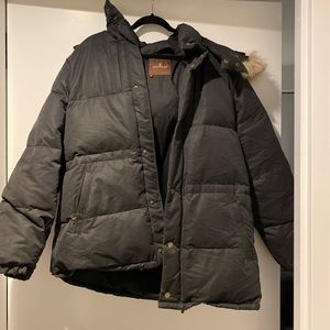 Moncler Men’s black winter coat size 3